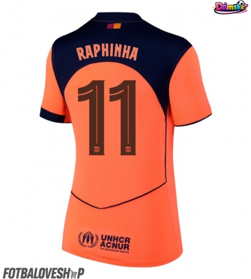 Barcelona Raphinha Belloli #11 Dámské Alternativní Dres 2025-26 Krátký Rukáv